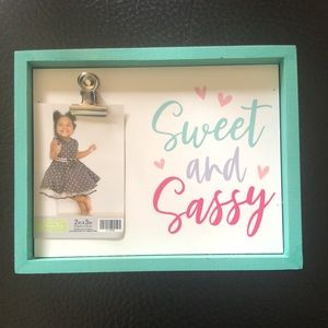 🌵 3/$15 Sweet and Sassy standing table shelf picture box frame (see description)